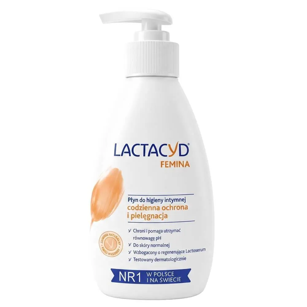 Zdjęcie produktu Płyn do Higieny Intymnej Lactacyd Femina do skóry normalnej Nr 1 w Polsce i na świecie 