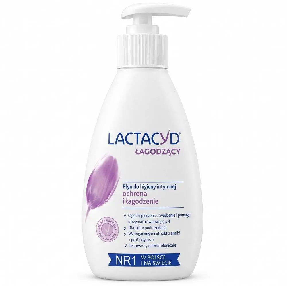 Zdjęcie produktu Płyn do Higieny Intymnej Lactacyd Łagodzący wyjątkowo delikatny płyn Nr 1 na świecie