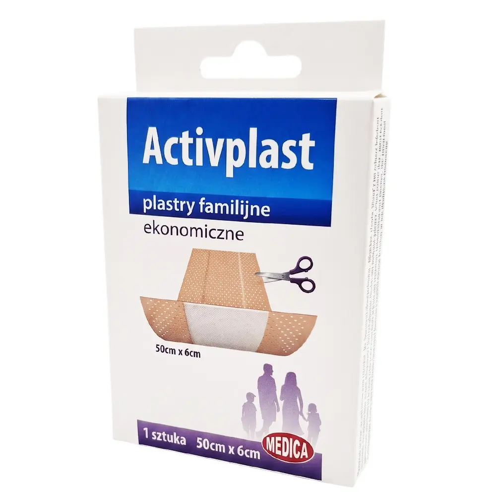 Zdjęcie produktu Plastry uniwersalne z opatrunkiem do cięcia zestaw rodzinny 50 cm