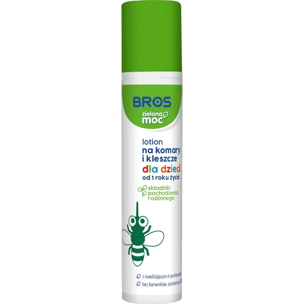 Zdjęcie produktu Bros płyn na Komary i Kleszcze dla dzieci od 1 roku zycia delikatny dla skóry wrażliwej 50ml