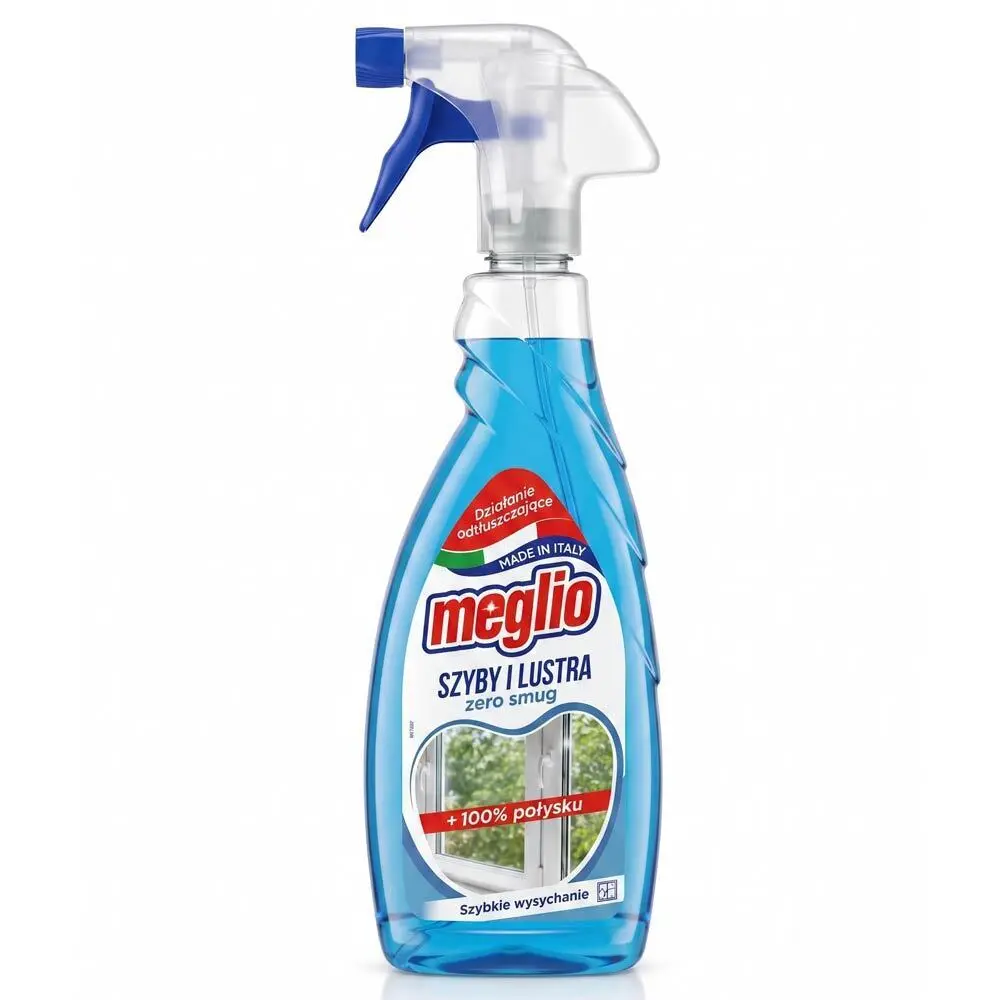 Zdjęcie produktu Płyn do mycia szyb i luster Maglio Zero Smug spray bez smug wysokie nabłyszczenie 650ml