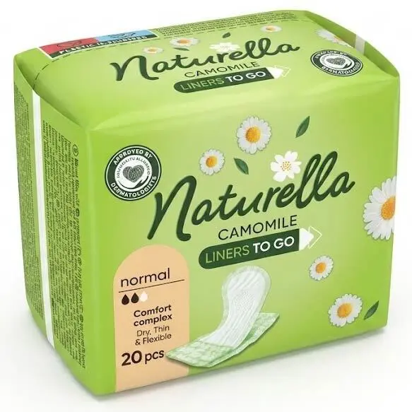 Zdjęcie produktu Wkładki Higieniczne Naturella Normal Camomile rumiankowe 20 sztuk