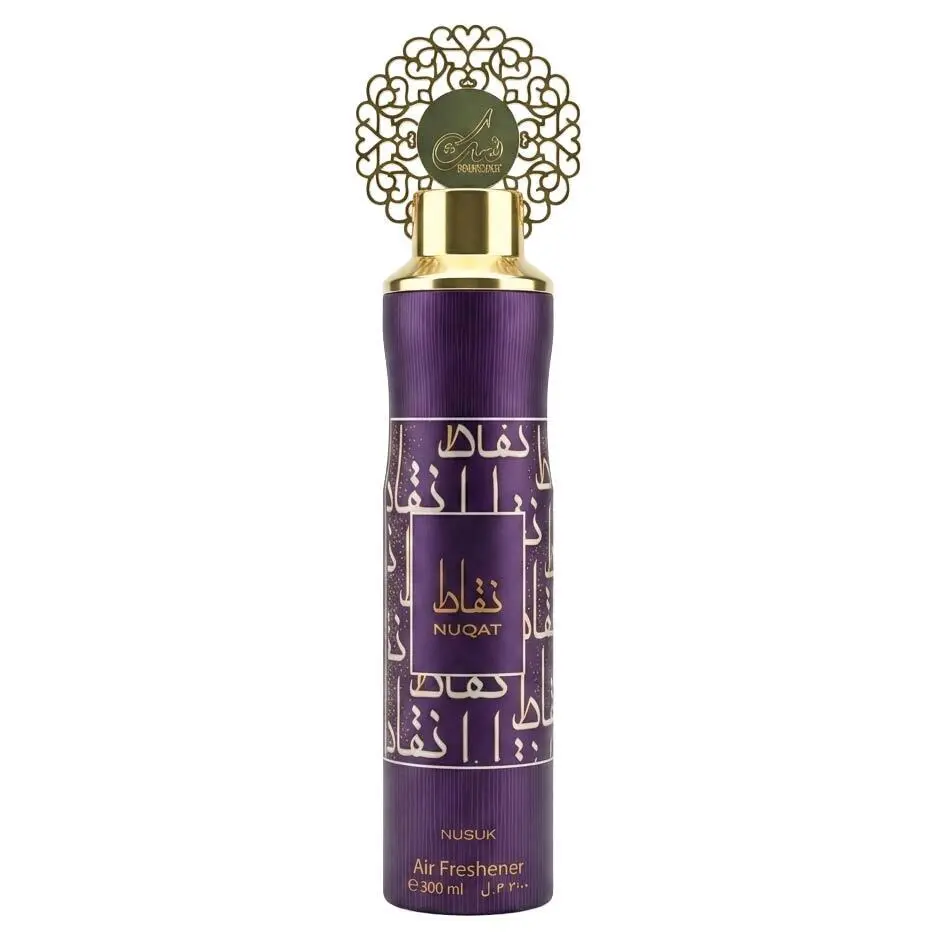 Zdjęcie produktu Odświeżacz Powietrza Dubajski Zapach do Domu Nusuk Nuqat Owocowy Orientalny Spray 300ml