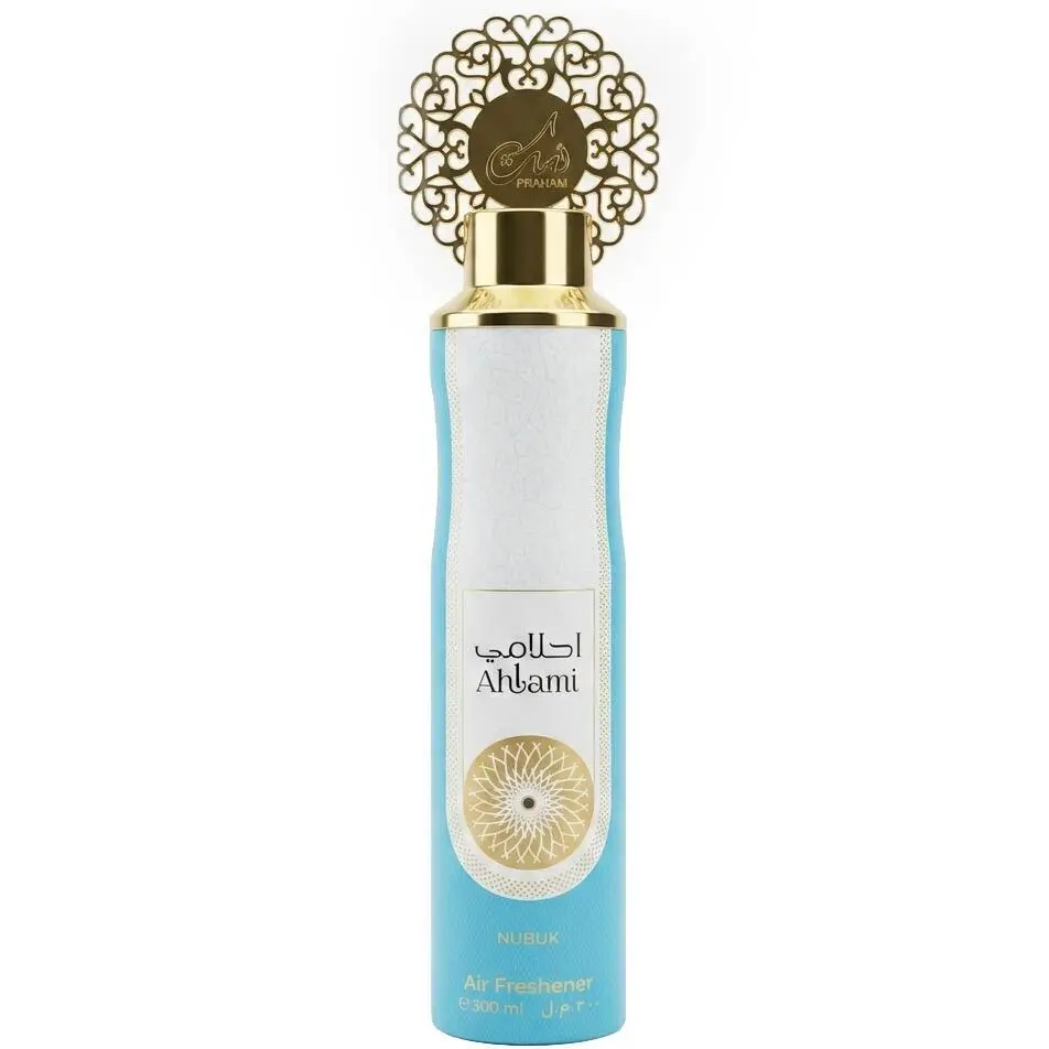 Zdjęcie produktu Odświeżacz Powietrza Dubajski Zapach do Domu Nusuk Ahlami Owocowo Kwiatowy Oriientalny Spray 300ml