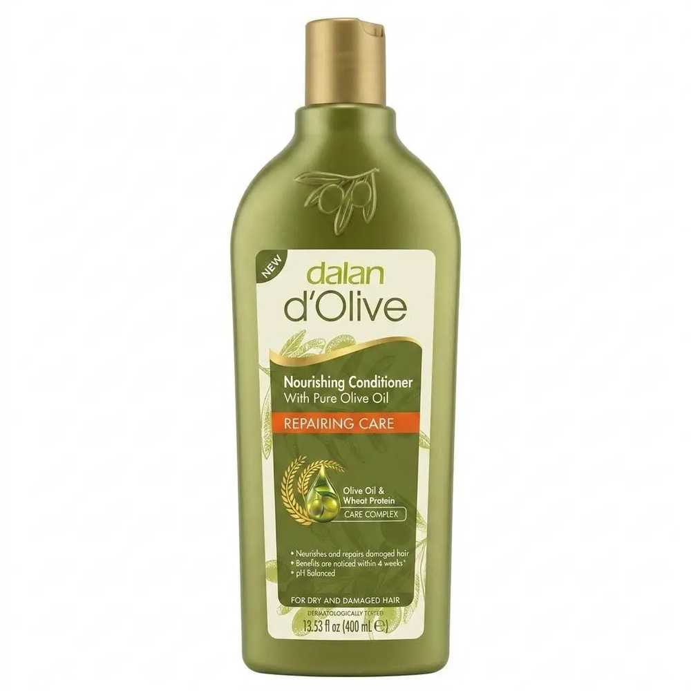 Zdjęcie produktu Odżywka do Włosów Zniszczonych Dalan d`Olive Kompleks Ochronny i Naprawczy Efekt w 4 tygodnie 400 ml