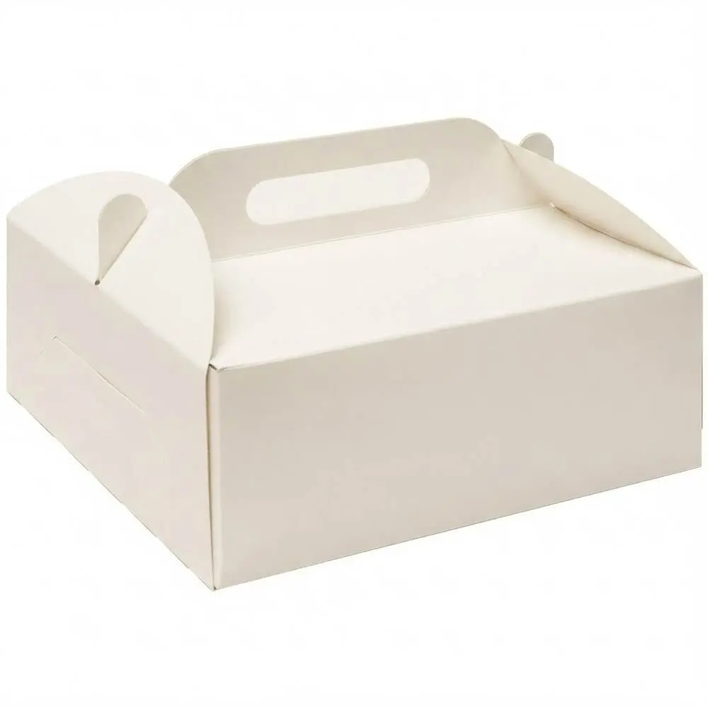 Zdjęcie produktu Opakowanie do Tortów Ciast Karton Pudełko z rączką 30x30x11cm 25 szt.