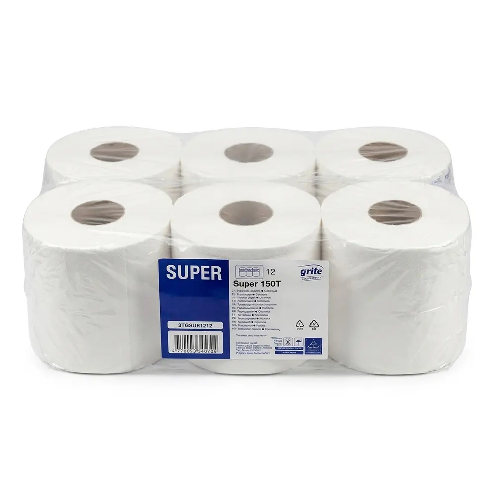 Zdjęcie produktu Papier toaletowy celulozowy trzywarstwowy miękki biały mocny