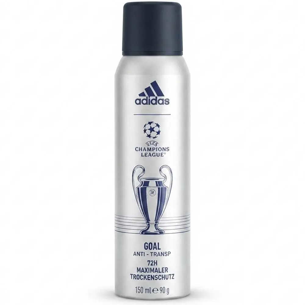 Zdjęcie produktu Dezodorant Męski Adidas Gola Champions League Anti-transpirant Silver 72h dla mężczyzn 150ml