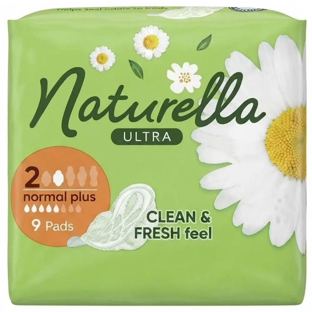 Zdjęcie produktu Podpaski ze Skrzydełkami Naturella Ultra 2 Maxi Czystość i Uczucie Swieżości 9 sztuk