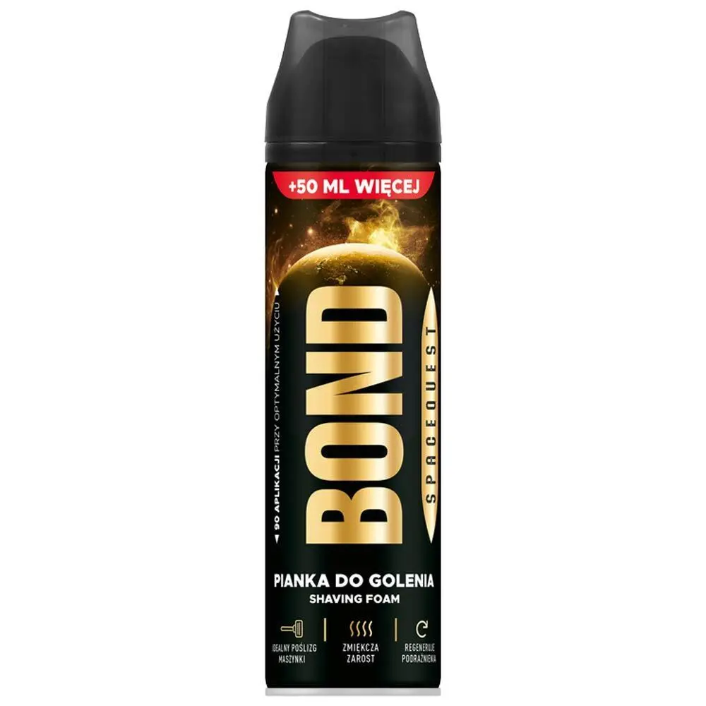 Zdjęcie produktu Pianka do golenia Bond Expert Expert Spaceques zmiękcza zarost golenie bez podraźnień 200 ml