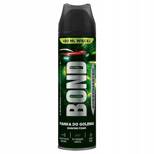 Zdjęcie produktu Pianka do golenia Bond Expert Speedmaster zmiękcza zarost golenie bez podraźnień 250 ml