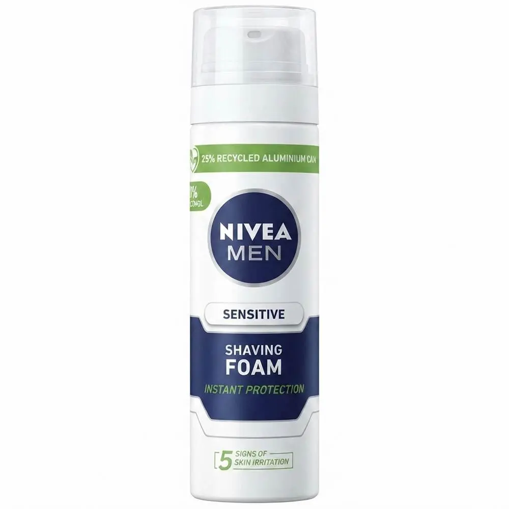 Zdjęcie produktu Pianka do golenia Nivea Sensitive Instant Protection dla mężczyzn 200 ml