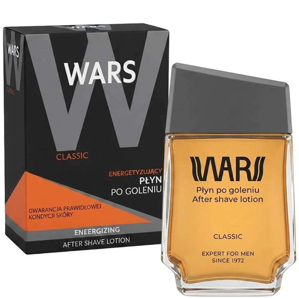 Zdjęcie produktu Woda po goleniu płyn Wars Classic Energetyzujacy dla prawidłowej kondycji skóry 90 ml