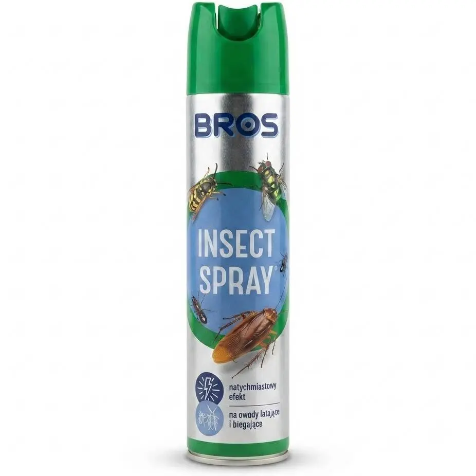 Zdjęcie produktu Insect Spray Muchospray Bros na muchy i komary owady latające i biegające natychmiastowy efekt 300 ml