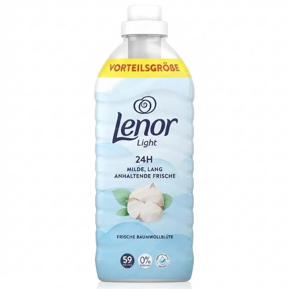 Zdjęcie produktu Płyn do płukania tkanin Lenor Light Frische Baumwollblute 59 prań 1239 ml