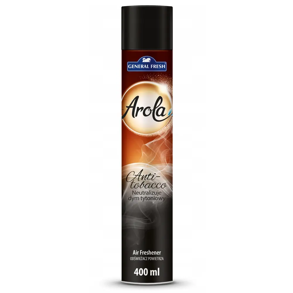 Zdjęcie produktu Odświeżacz Powietrza Arola Spray Antytabak Neutralizator Dymu XXL 400 ml