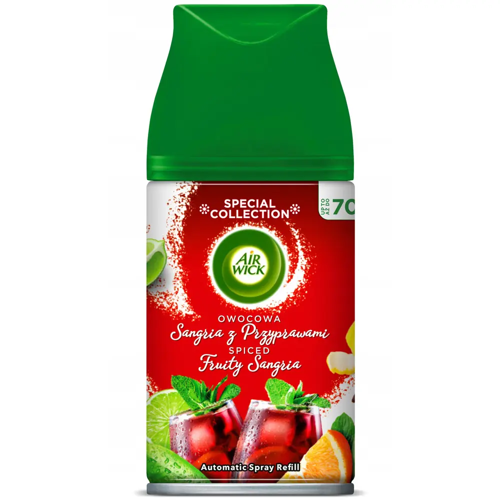 Zdjęcie produktu Odświeżacz Powietrza Automatyczny Air Wick Automatic Grzane Wino Spray Wkład Zapas 250 ml