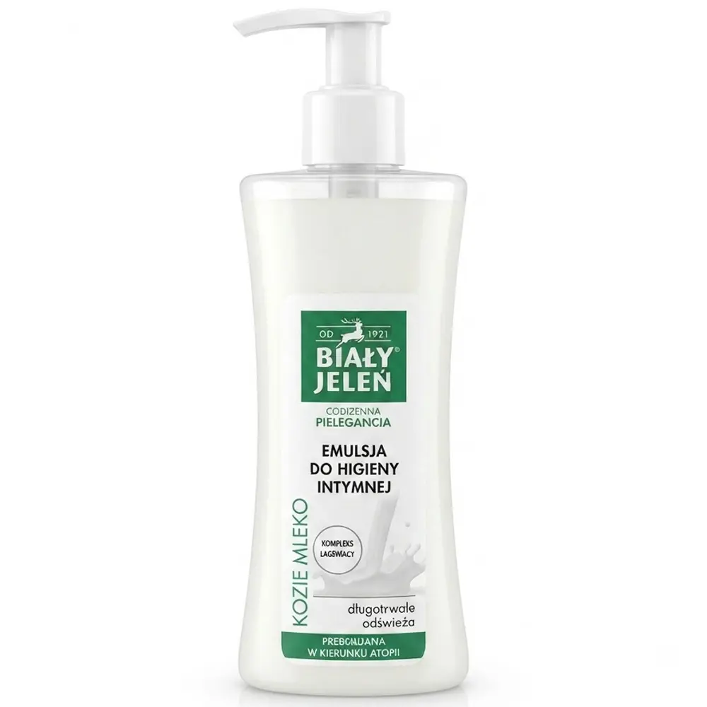 Zdjęcie produktu Emulsja do Higieny Intymnej Biały Jeleń Kozie Mleko kompleks łagodzący 265 ml