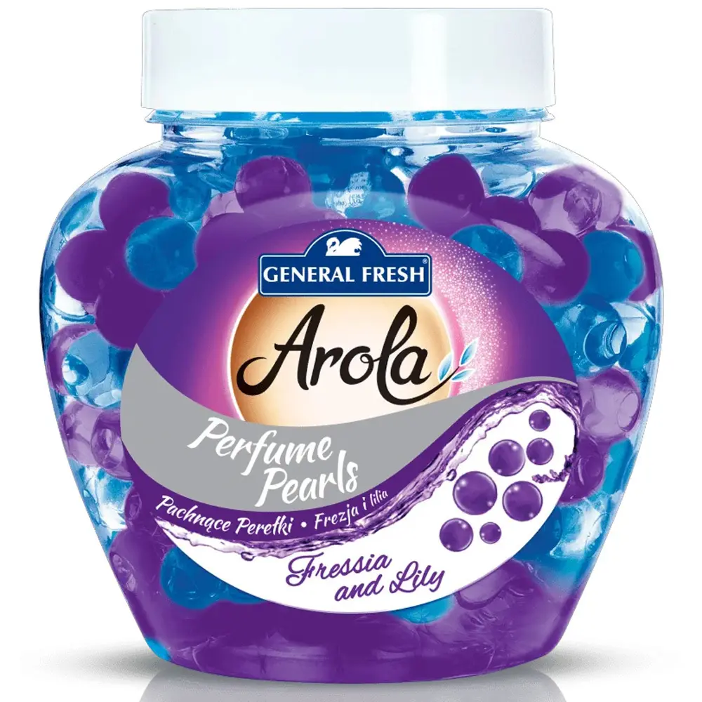 Zdjęcie produktu Odświeżacz Powietrza Arola Pachnące Perełki Fressia Lily Frezja Żelowe Kuleczki 250 g