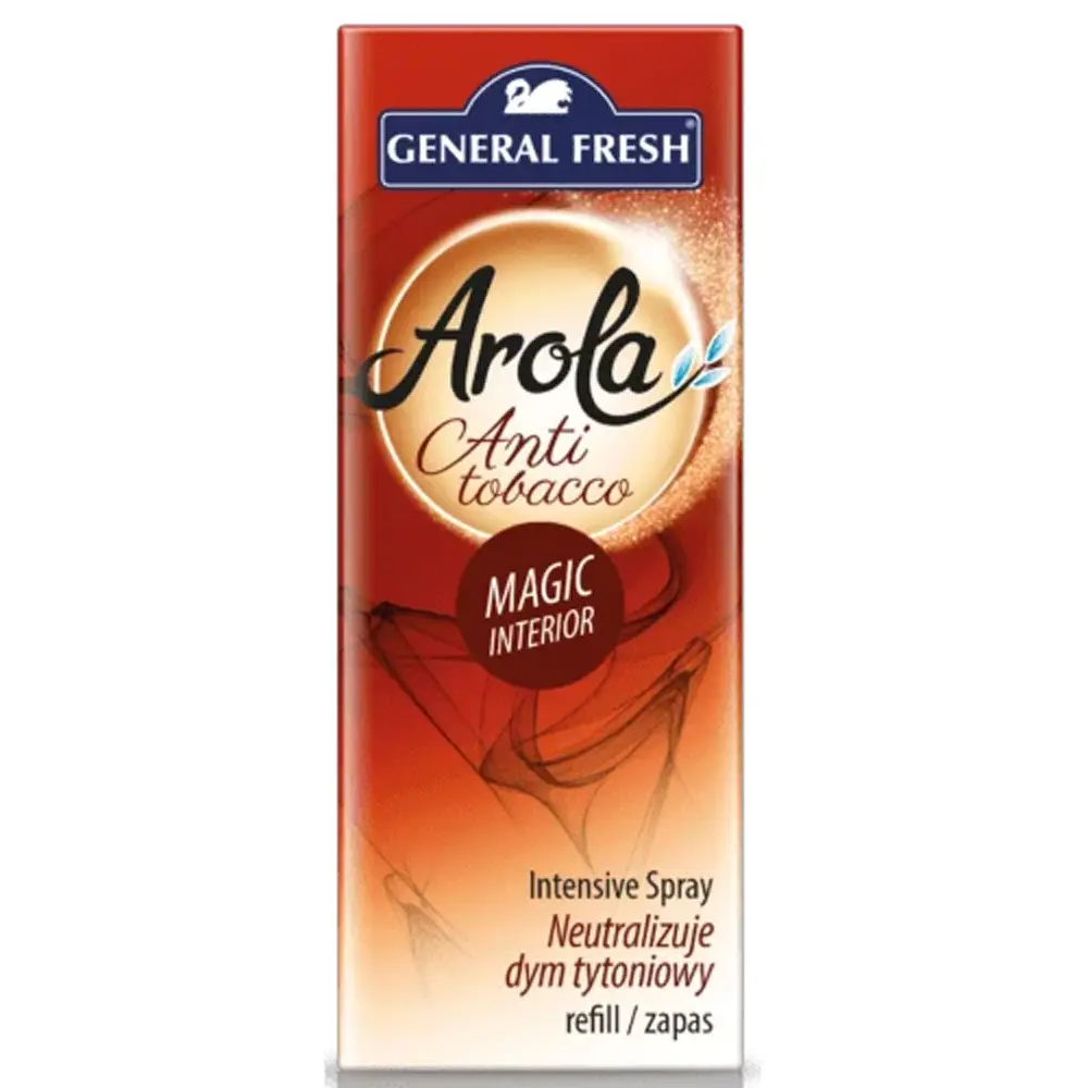 Zdjęcie produktu Zapas do Odświeżacza Powietrza Magiczna Szyszka General Fresh Arola Intensive Spray Antytabak 40 ml