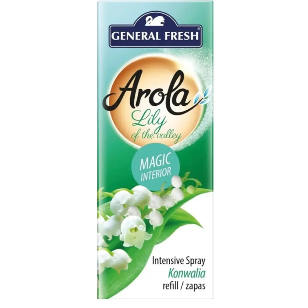 Zdjęcie produktu Zapas do Odświeżacza Powietrza Magiczna Szyszka General Fresh Arola Intensive Spray Konwalia 40 ml