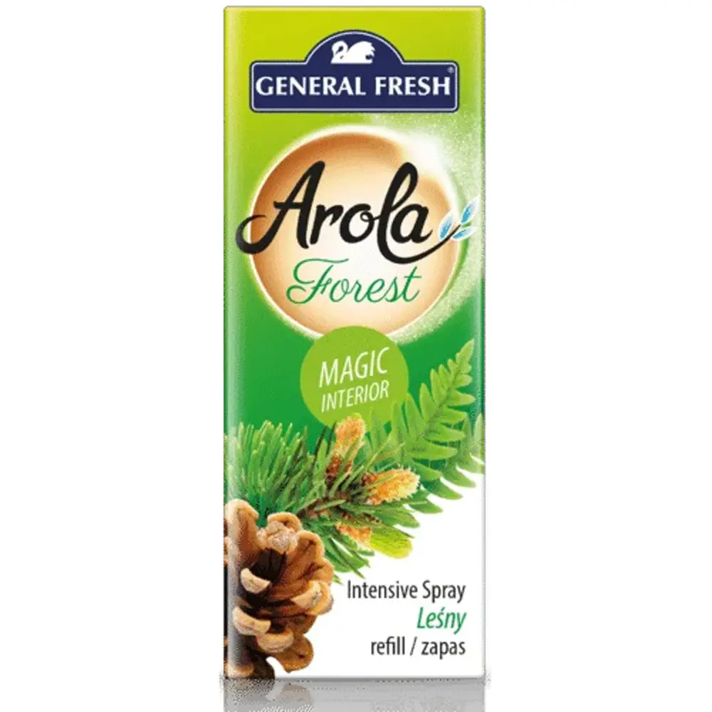 Zdjęcie produktu Zapas do Odświeżacza Powietrza Magiczna Szyszka General Fresh Arola Intensive Spray Leśny 40 ml