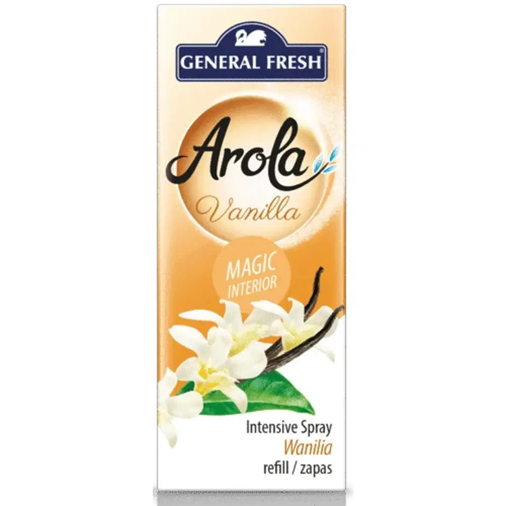 Zdjęcie produktu Zapas do Odświeżacza Powietrza Magiczna Szyszka General Fresh Arola Intensive Spray Wanilia 40 ml