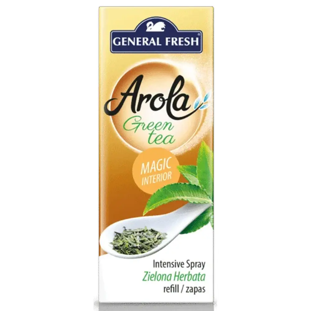 Zdjęcie produktu Zapas do Odświeżacza Powietrza Magiczna Szyszka General Fresh Arola Intensive Spray Zielona Herbata 40 ml