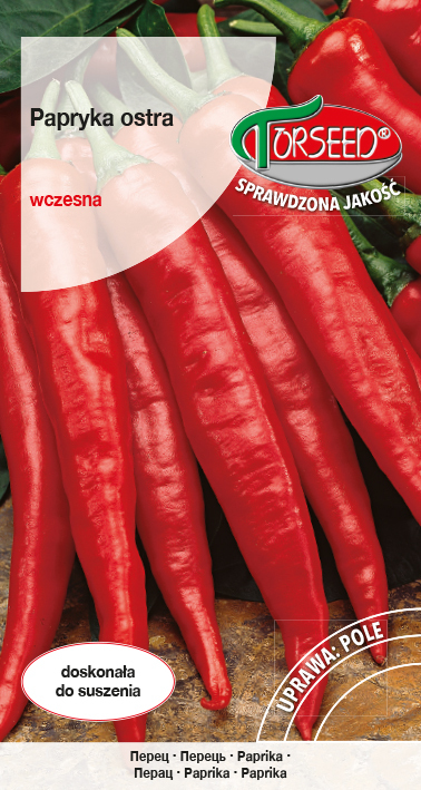 Zdjęcie produktu Papryka Ostra De Cayenne (Do Uprawy w Polu) 05g - Nasiona Papryki - Uprawa w Ogrodzie