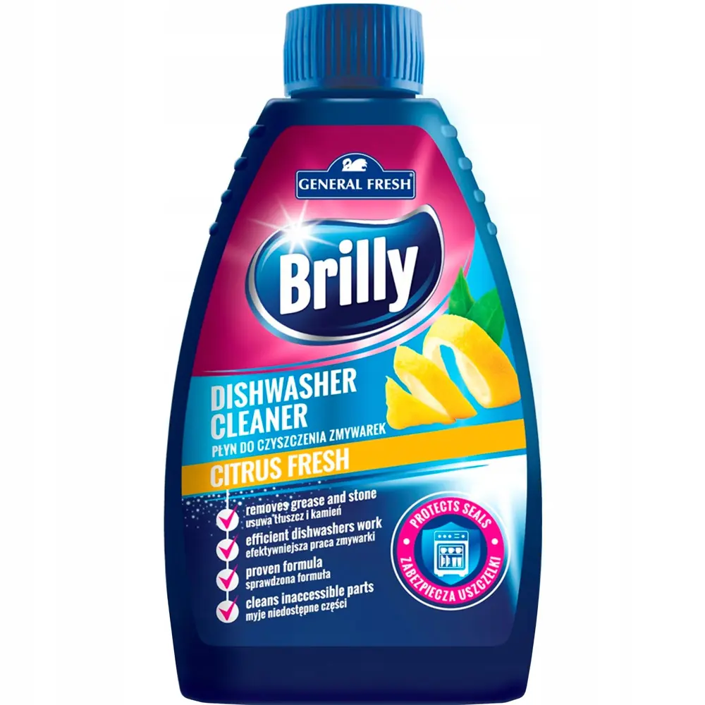 Zdjęcie produktu Płyn do Czyszczenia Zmywarek General Fresh Brilly Citrus Cytrusowy 250ml 