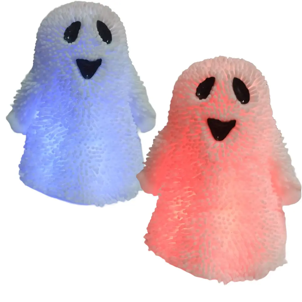 Zdjęcie produktu Gniotek Antystresowy Halloween Duszek Rozciągliwy ze Świecąca Kulka LED w Środku do Potrząsania 1 szt.