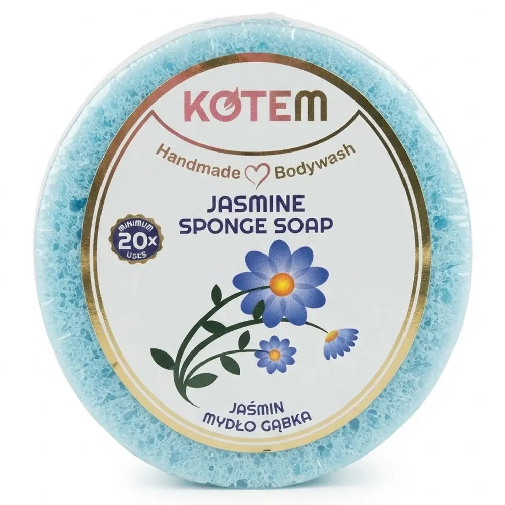 Zdjęcie produktu Mydło w Gąbce Kotem Jasmine Wystarczy Na Minimum 20 kąpieli