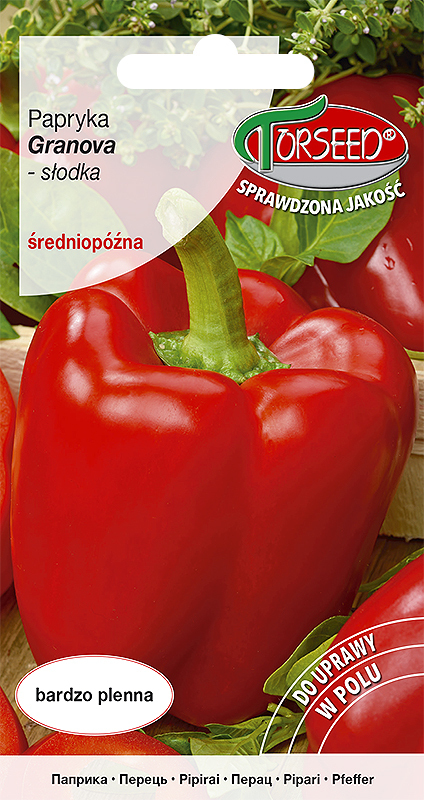 Zdjęcie produktu Papryka Afrodita Block Żółta 05g - Nasiona Papryki - Uprawa w Ogrodzie