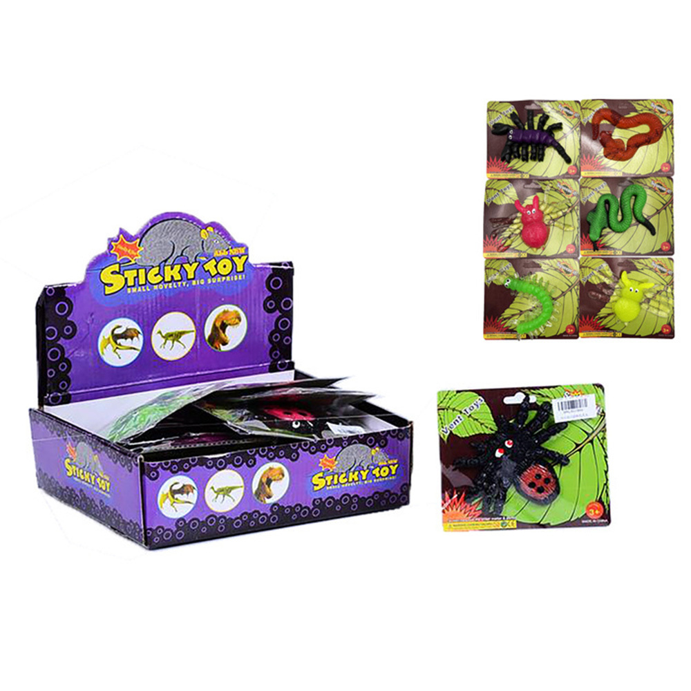 Zdjęcie produktu Robaki Sticky – Kolorowe Robaki do Zbierania i Zabawy