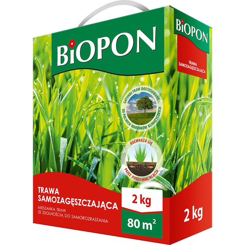 Zdjęcie produktu BOPON trawa samozagęszczająca 2kg – mieszanka kwalifikowana