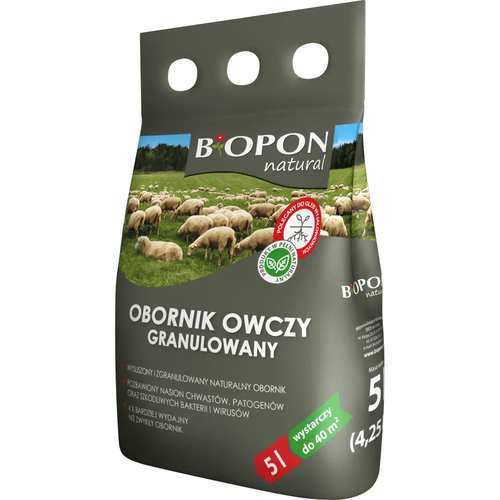 Zdjęcie produktu BOPON NATURAL - obornik granulowany owczy 5l