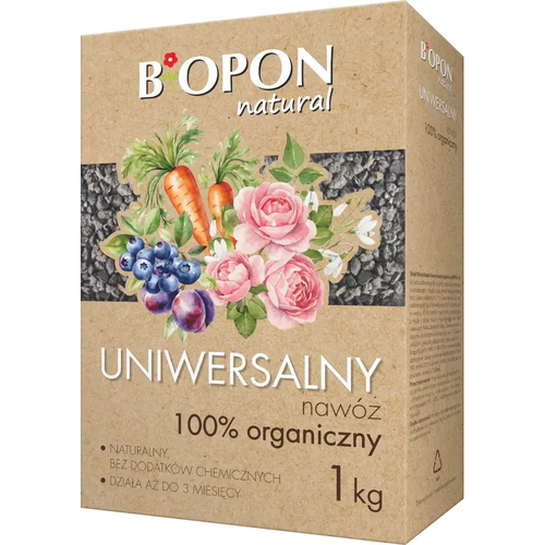 Zdjęcie produktu BOPON NATURAL - uniwersalny nawóz 100% organiczny granulat 1kg