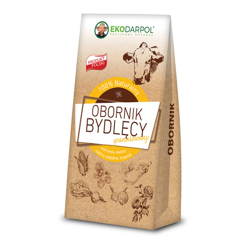Zdjęcie produktu Obornik bydlęcy granulowany EKODARPOL nawóz naturalny ogrodowy bezwonny worek 5l