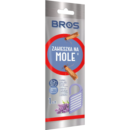 Zdjęcie produktu Zawieszka na mole odzieżowe lawenda skuteczna ochrona do szafy garderoby