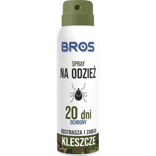 Zdjęcie produktu Spray na kleszcze bros do odzieży i obuwia ochrona do 20 dni 90 ml