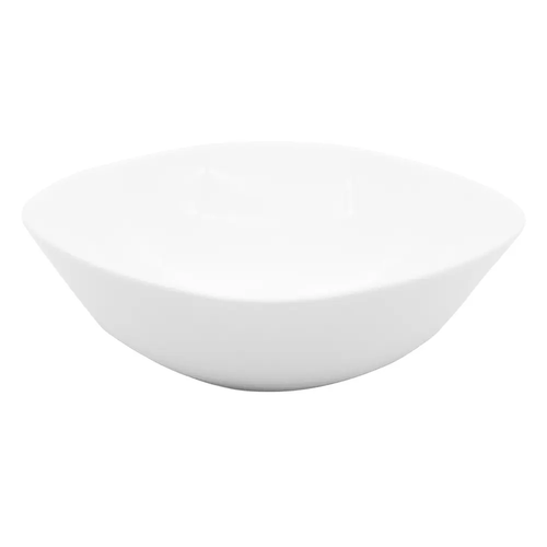 Zdjęcie produktu Salaterka biała Opal Modern miska kwadratowa głęboka 20cm szkło hartowane