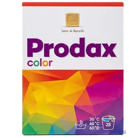 Zdjęcie produktu Proszek do Prania Prodax color do tkanin kolorowych skuteczny 70 prań 4,55kg