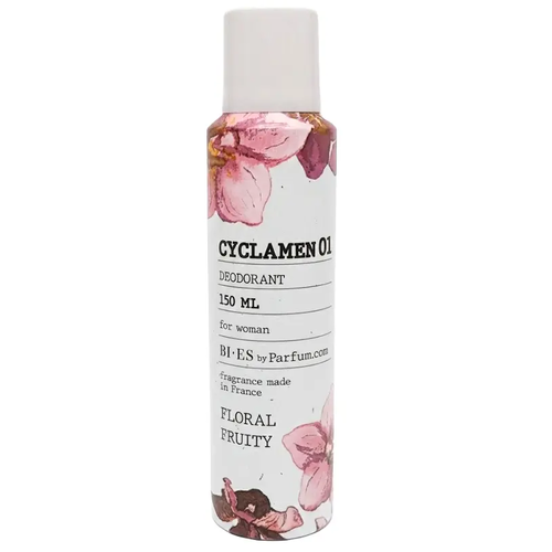 Zdjęcie produktu Dezodorant damski Bi-es Cyclamen 01 spray perfumowany długotrwała świeżość 150ml