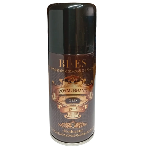 Zdjęcie produktu Dezodorant męski Bi-es Gold Royal Brand spray perfumowany długotrwała świeżość 150ml