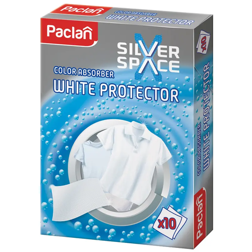 Zdjęcie produktu Chusteczki absorbujące kolor do białych tkanin Paclan White Protector 10 szt.