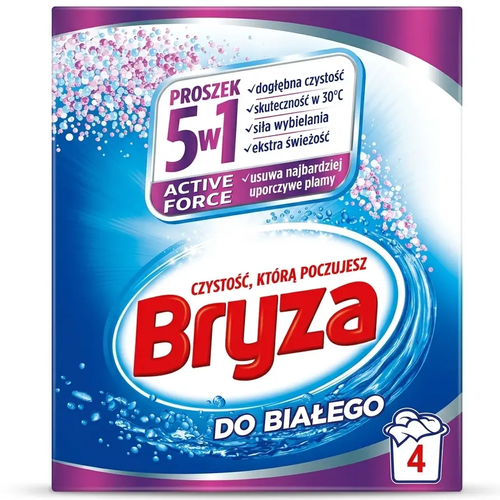 Zdjęcie produktu Proszek do Prania Białego Bryza Active Force 5w1 czystość i świeżość 260g