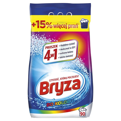 Zdjęcie produktu Proszek do Prania Kolorów Bryza Active Force 4w1 czystość i świeżość 5,85kg 90 prań