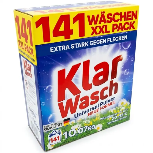 Zdjęcie produktu Proszek do Prania Uniwersalny Klar Wash Universal Pulver 141 prań 10kg