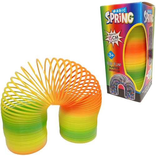 Zdjęcie produktu Sprężyna tęczowa magic spring zabawka sensoryczna 15 cm