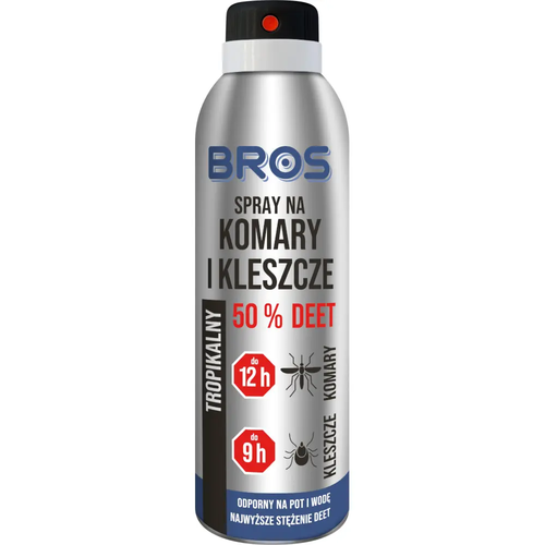 Zdjęcie produktu Spray na komary i kleszcze 50% deet bardzo mocny ochrona do 12 h
